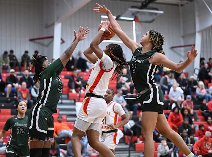 Purcell Marian vs Laurel girls basketball Jeff Harwelll17